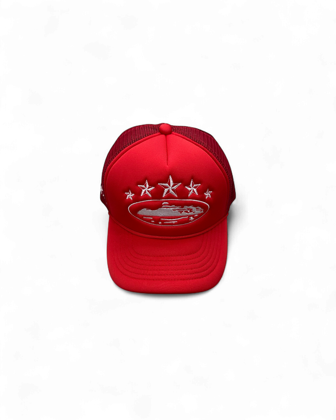 CORTEIZ 5 STARZ Alcatraz Trucker Hat – Red