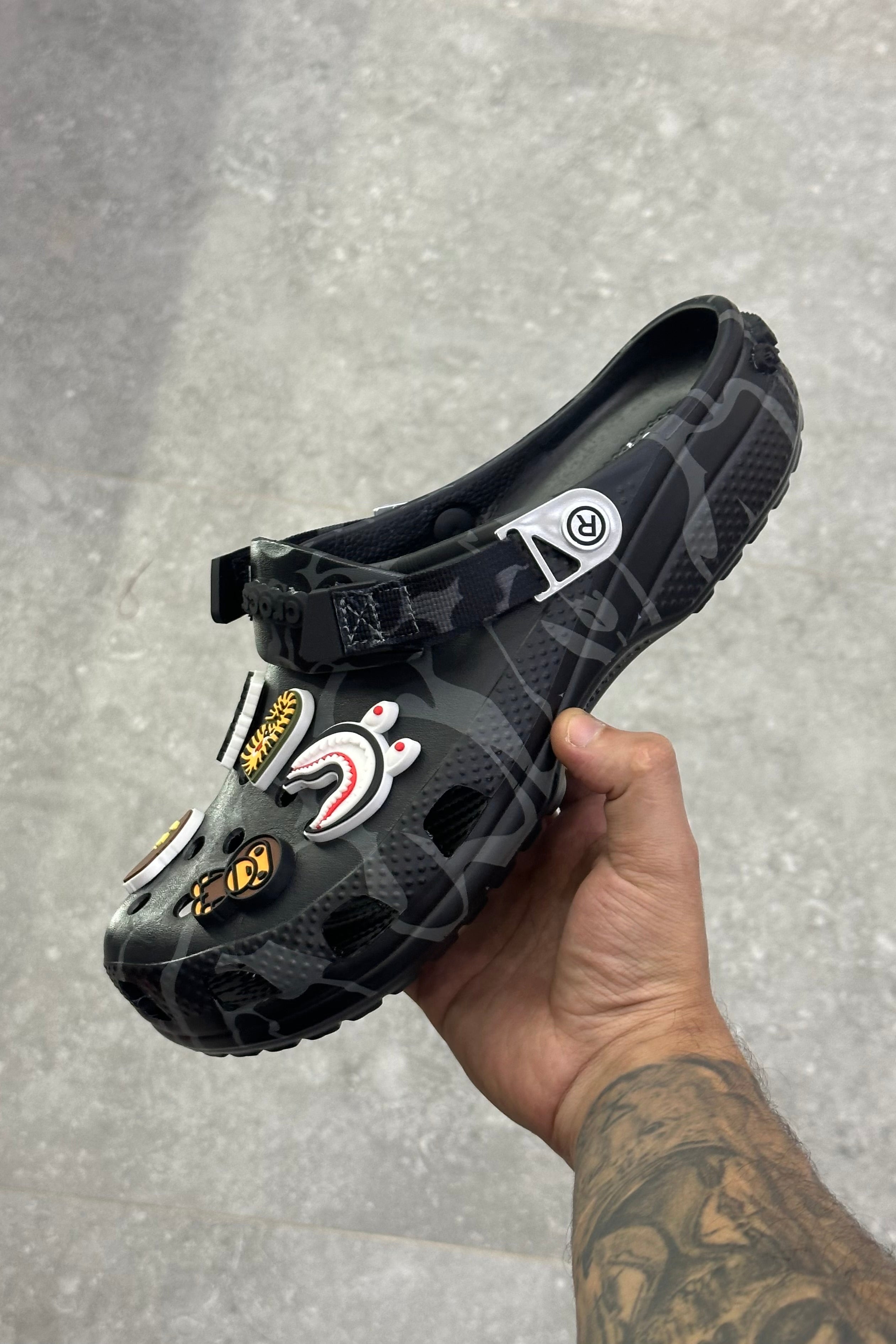 Crocs X A Bathing Ape ABC
Camo Black (Friends & Family) - MAGIC CITY