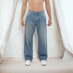 Billiorich Pantalon large en denim - MAGIC CITY