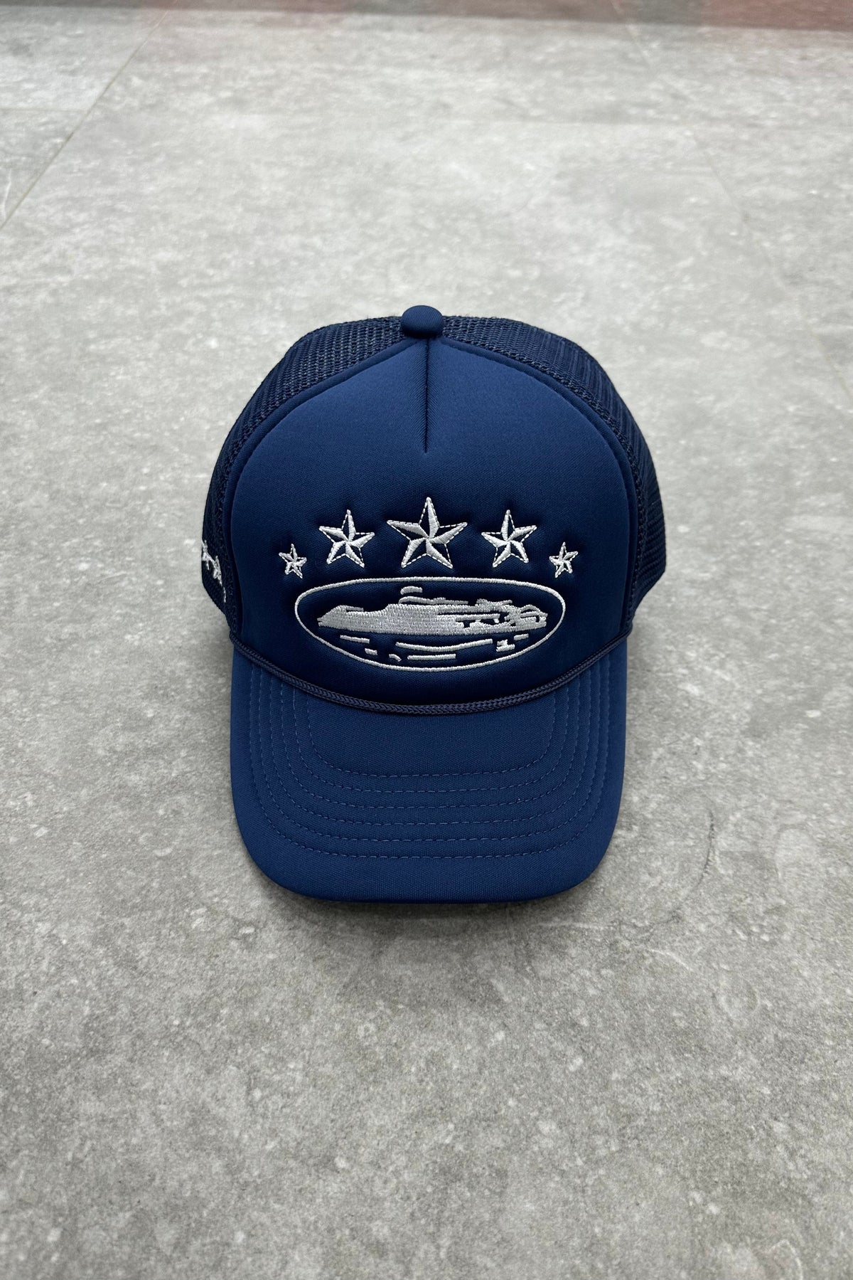 CORTEIZ 5 STARZ Alcatraz Trucker Hat – Bleu - MAGIC CITY