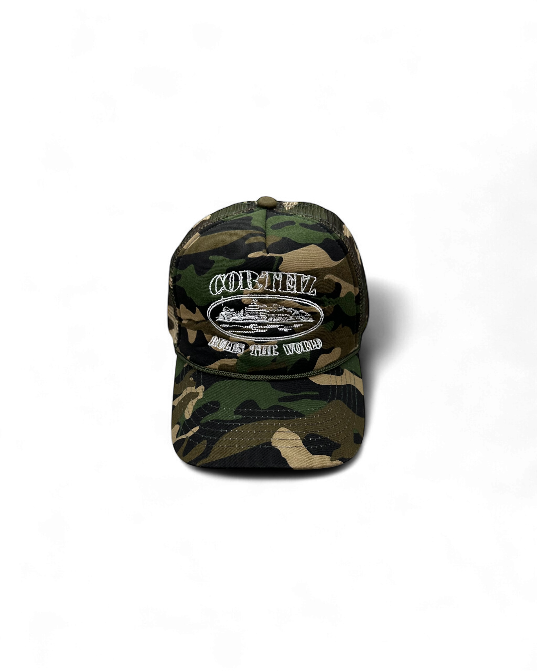 CORTEIZ 5 STARZ Alcatraz Trucker Hat – Camo