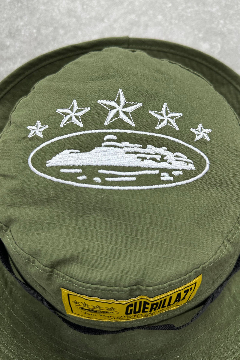 Corteiz OG Guerillaz Bucket Hat - Green - MAGIC CITY