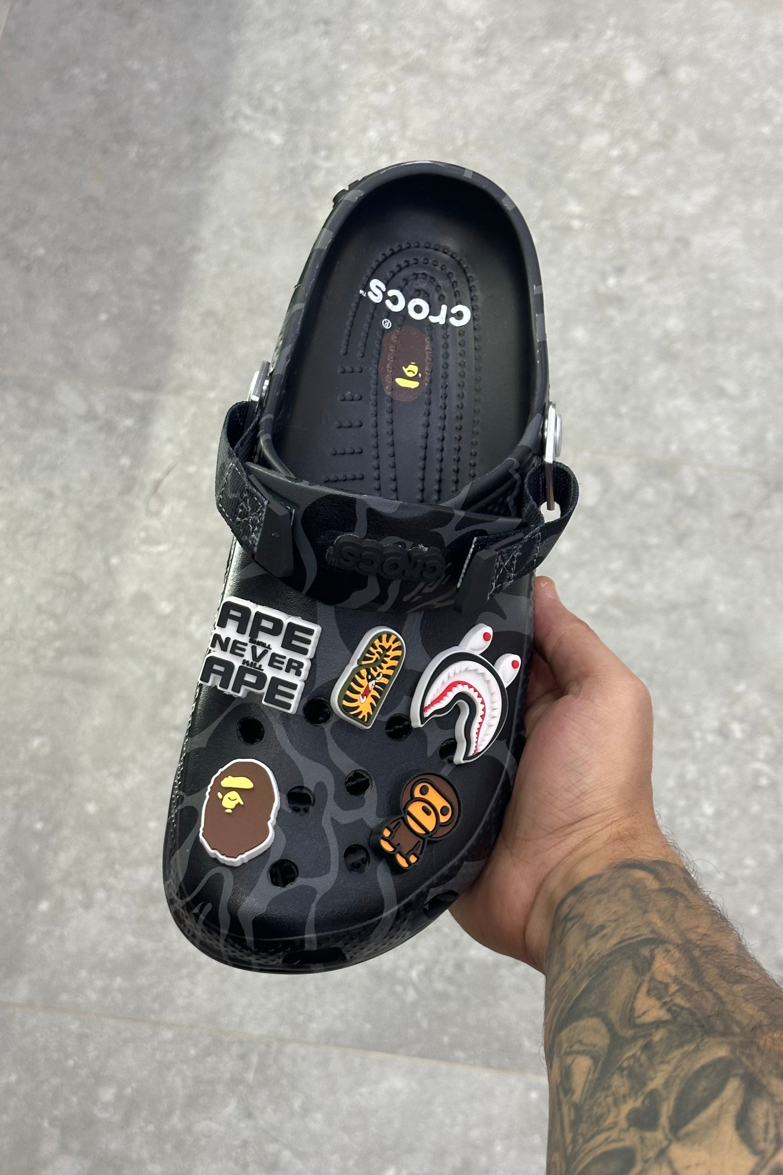 Crocs X A Bathing Ape ABC
Camo Black (Friends & Family) - MAGIC CITY