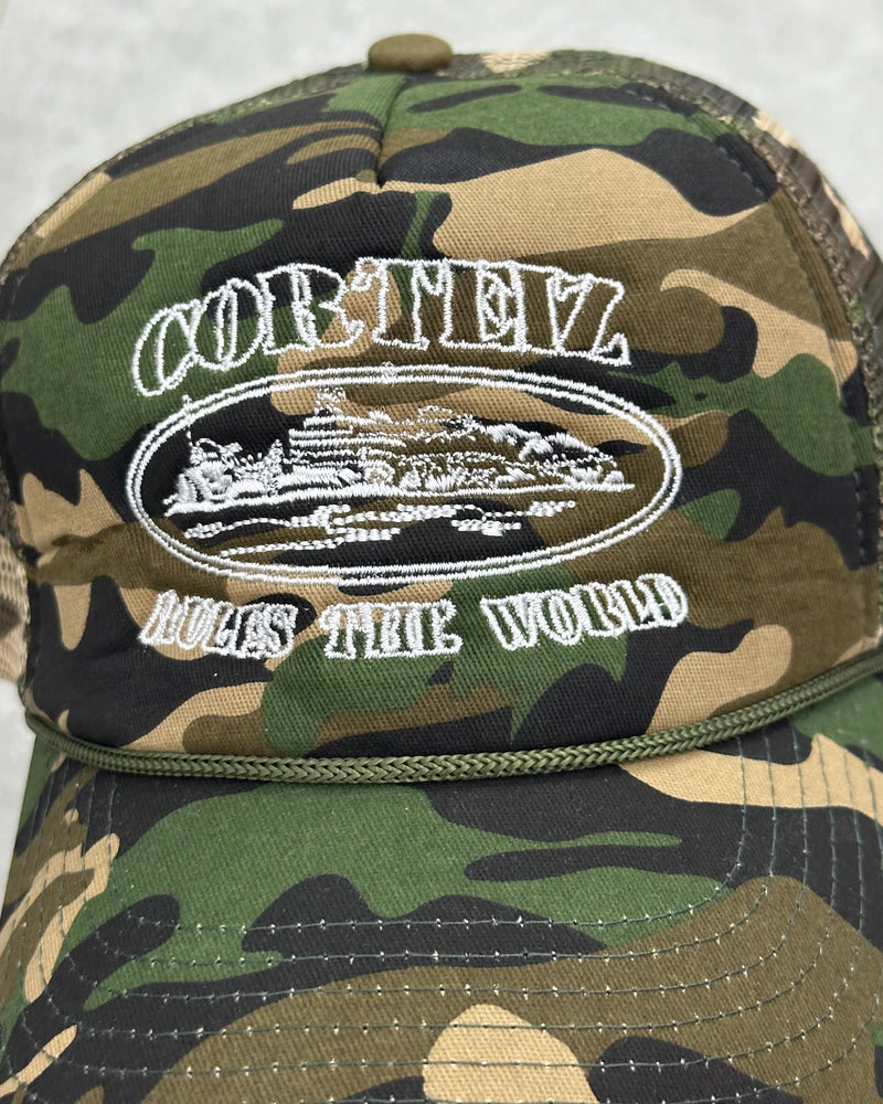 CORTEIZ 5 STARZ Alcatraz Trucker Hat – Camo - MAGIC CITY