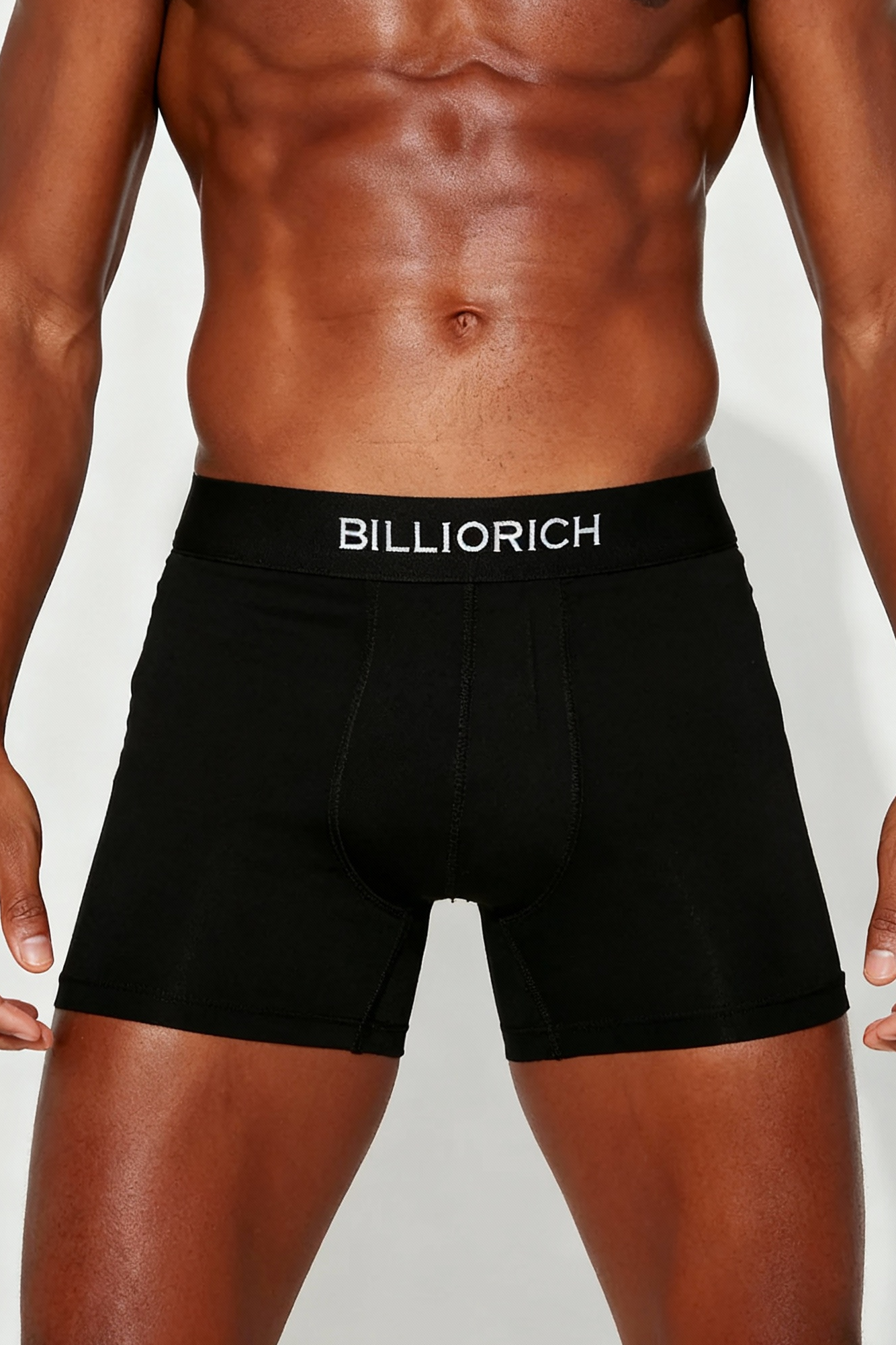 Billiorich Boxer Brief 2 Pack - BLACK
