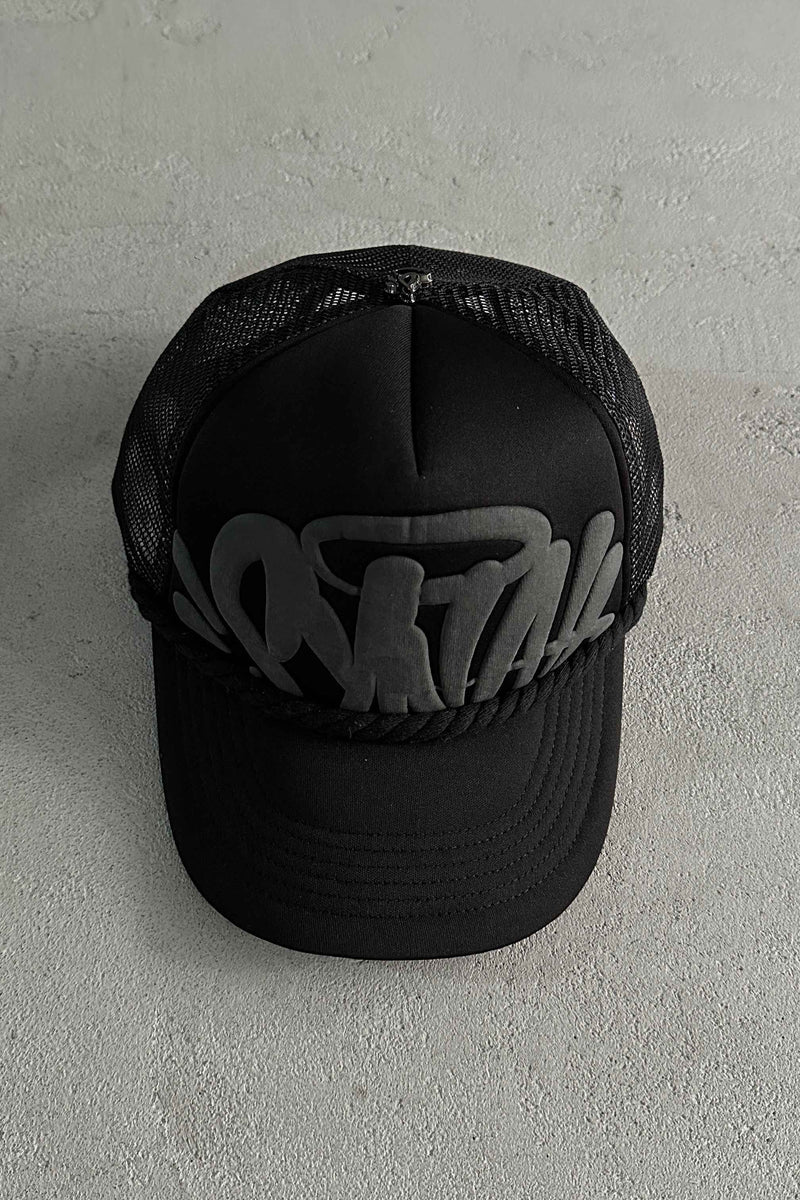 Syna World Rope Trucker Hat – BLACK