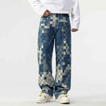 Louis V Damier Denim Skate Pants - MAGIC CITY