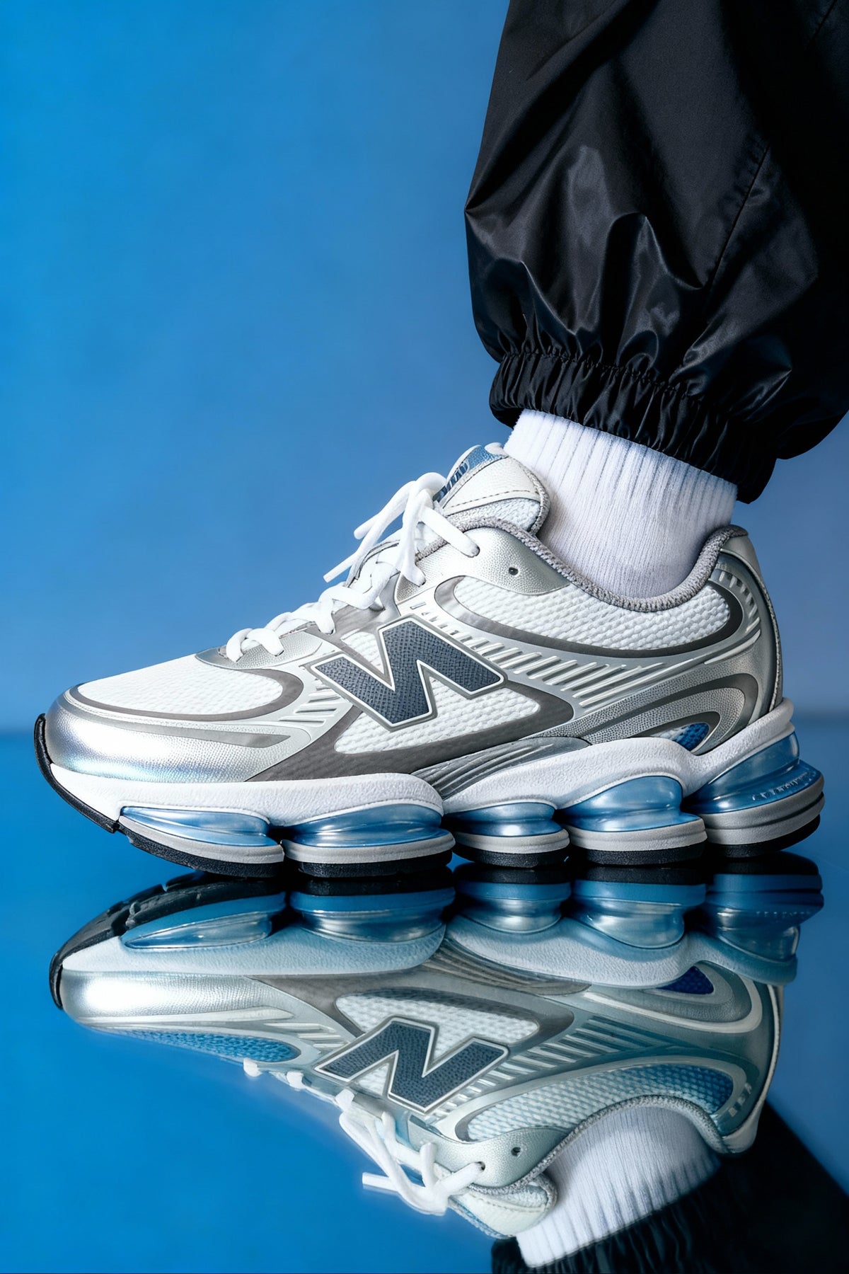 New Balance Abzorb 2000 White Grey Blue - MAGIC CITY