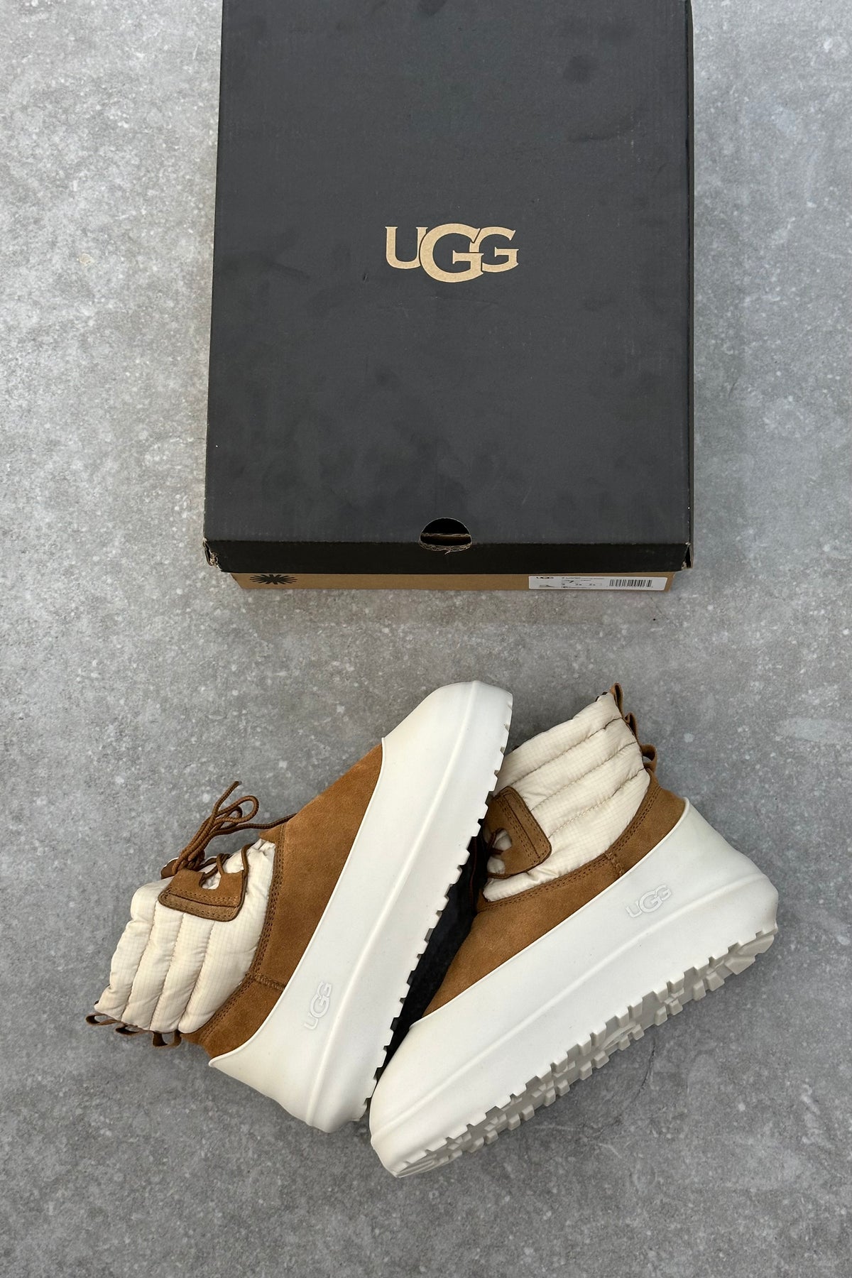 UGG Classic Mini Lace-Up Weather Boot - Whitecap