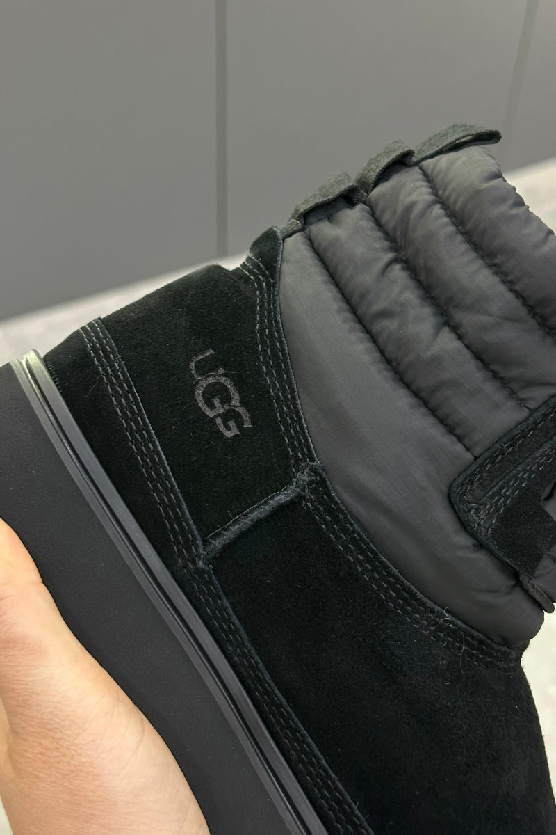 UGG Classic Mini Lace-Up Weather Boot - Black