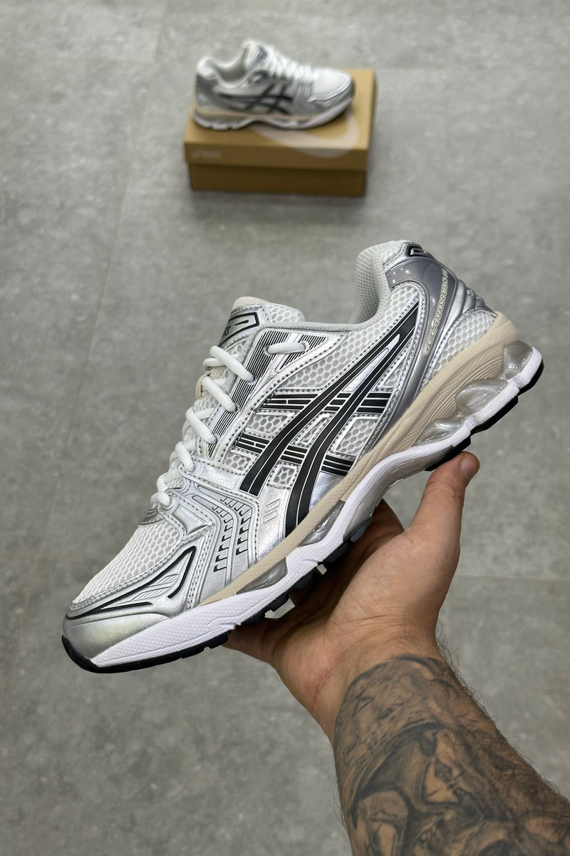ASICS Gel-Kayano 14 – White Black Pure Silver
