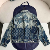 Louis V Damier Denim Skate Jacket - MAGIC CITY