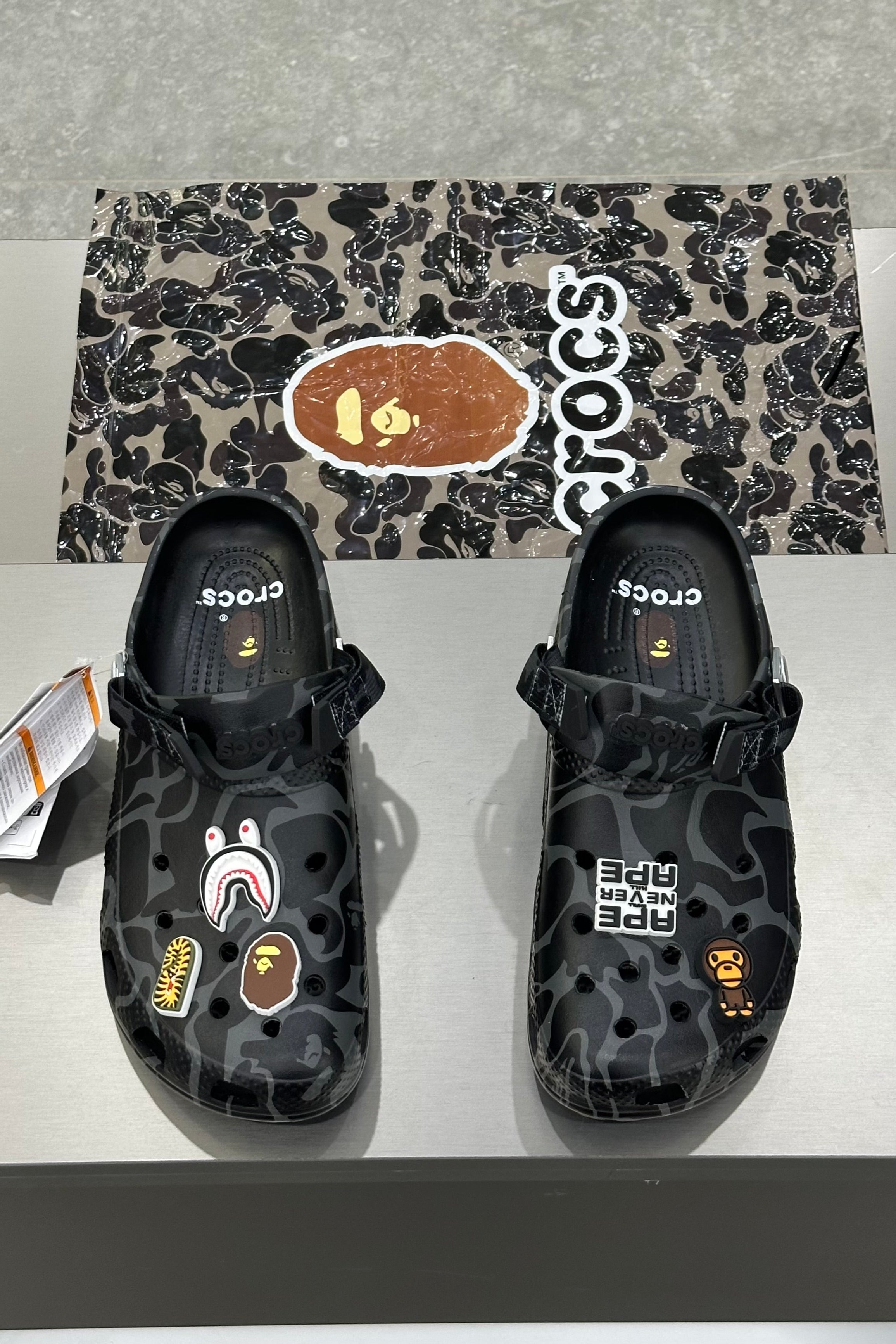 Crocs X A Bathing Ape ABC
Camo Black (Friends & Family) - MAGIC CITY