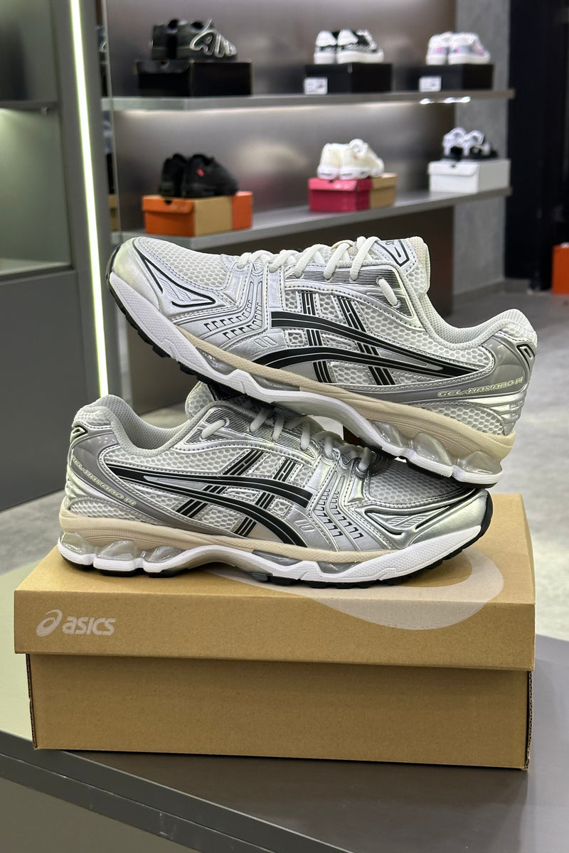 ASICS Gel-Kayano 14 – White Black Pure Silver