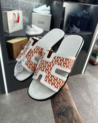 Hermês Sandal Izmir Orange / White - MAGIC CITY