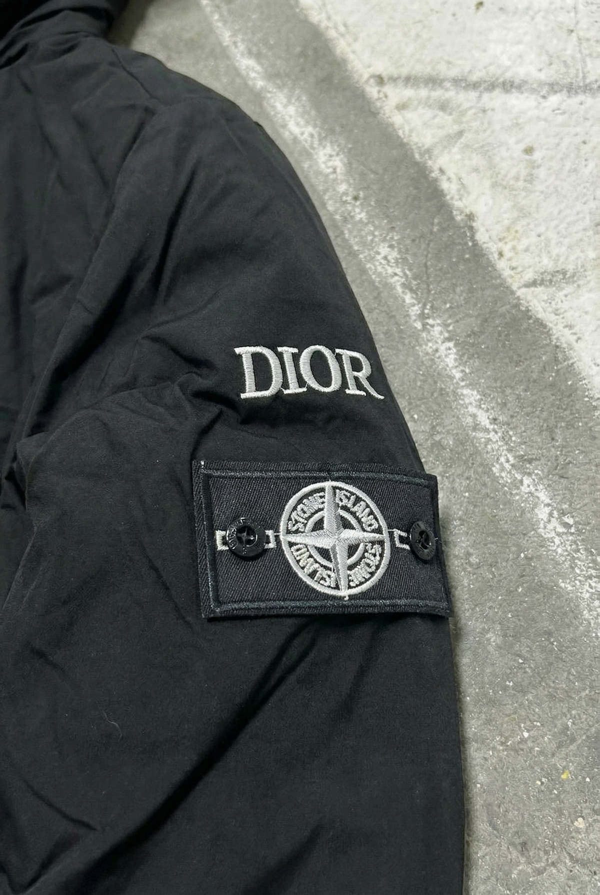 Dior x Stone Island Bomber Jacket - Black