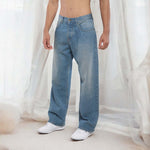 Billiorich Pantalon large en denim - MAGIC CITY