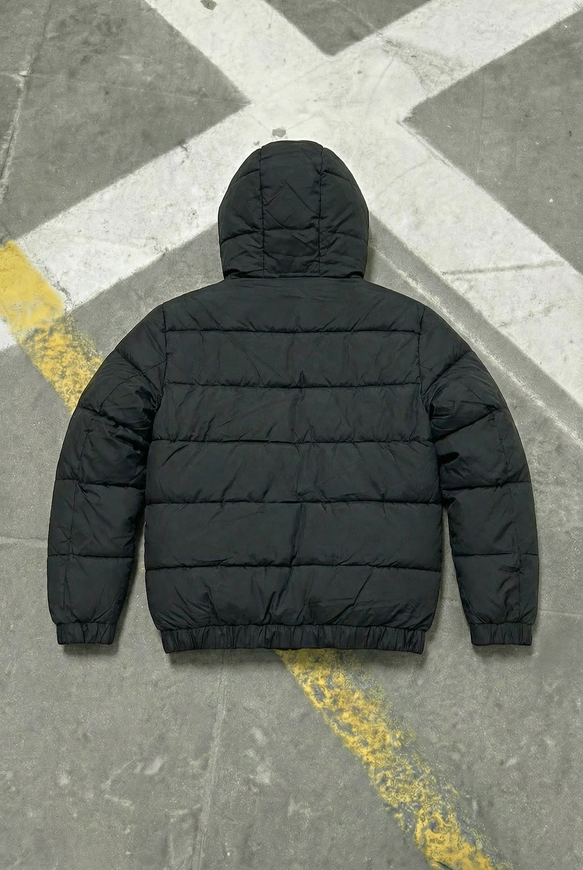 Calvin Klein Jeans Hooded Puffer Jacket - Black