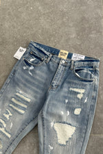 GALLERY DEPT Flared Jeans Paint Splatter – Vintage Blue