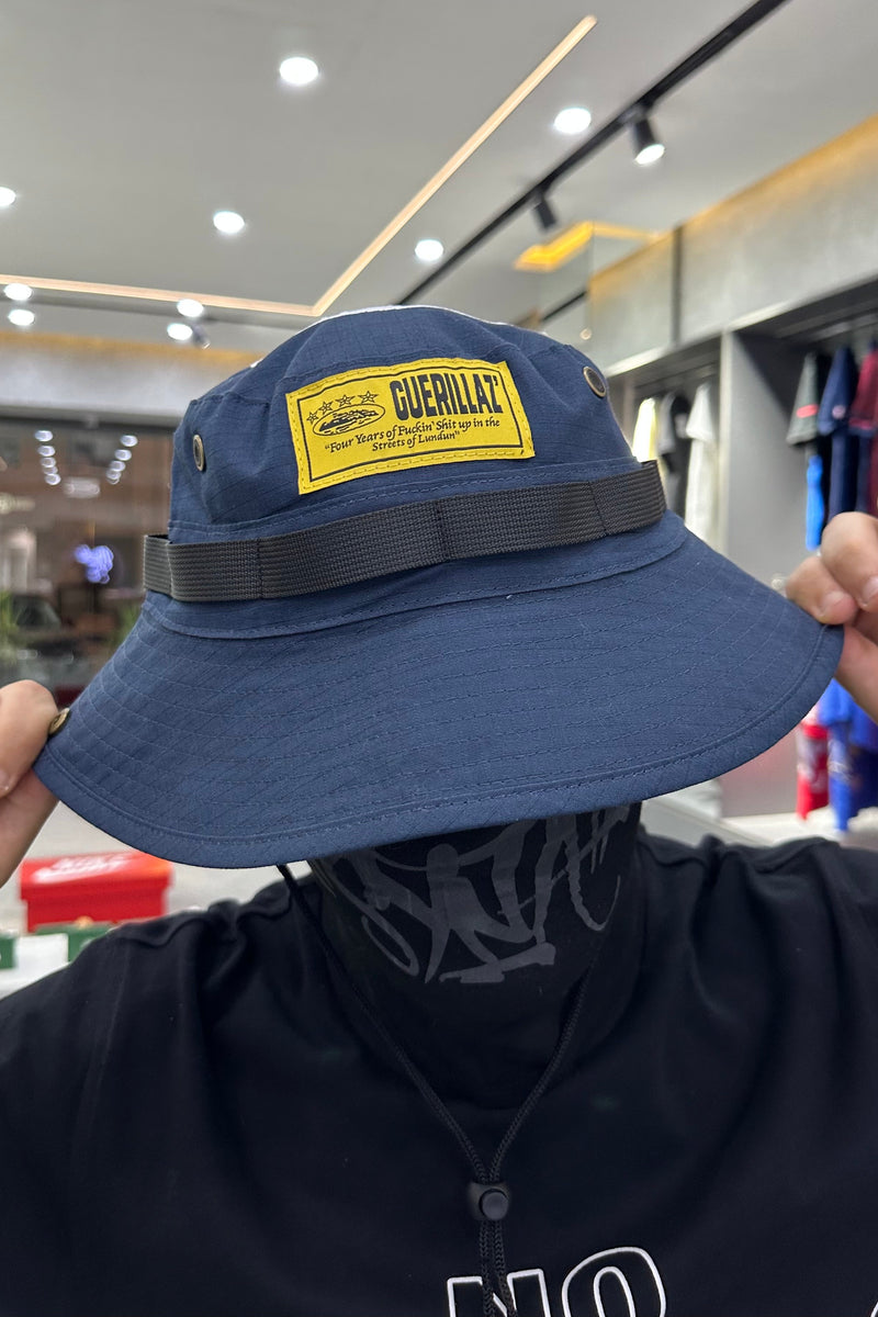 Corteiz OG Guerillaz Bucket Hat - Bleu - MAGIC CITY