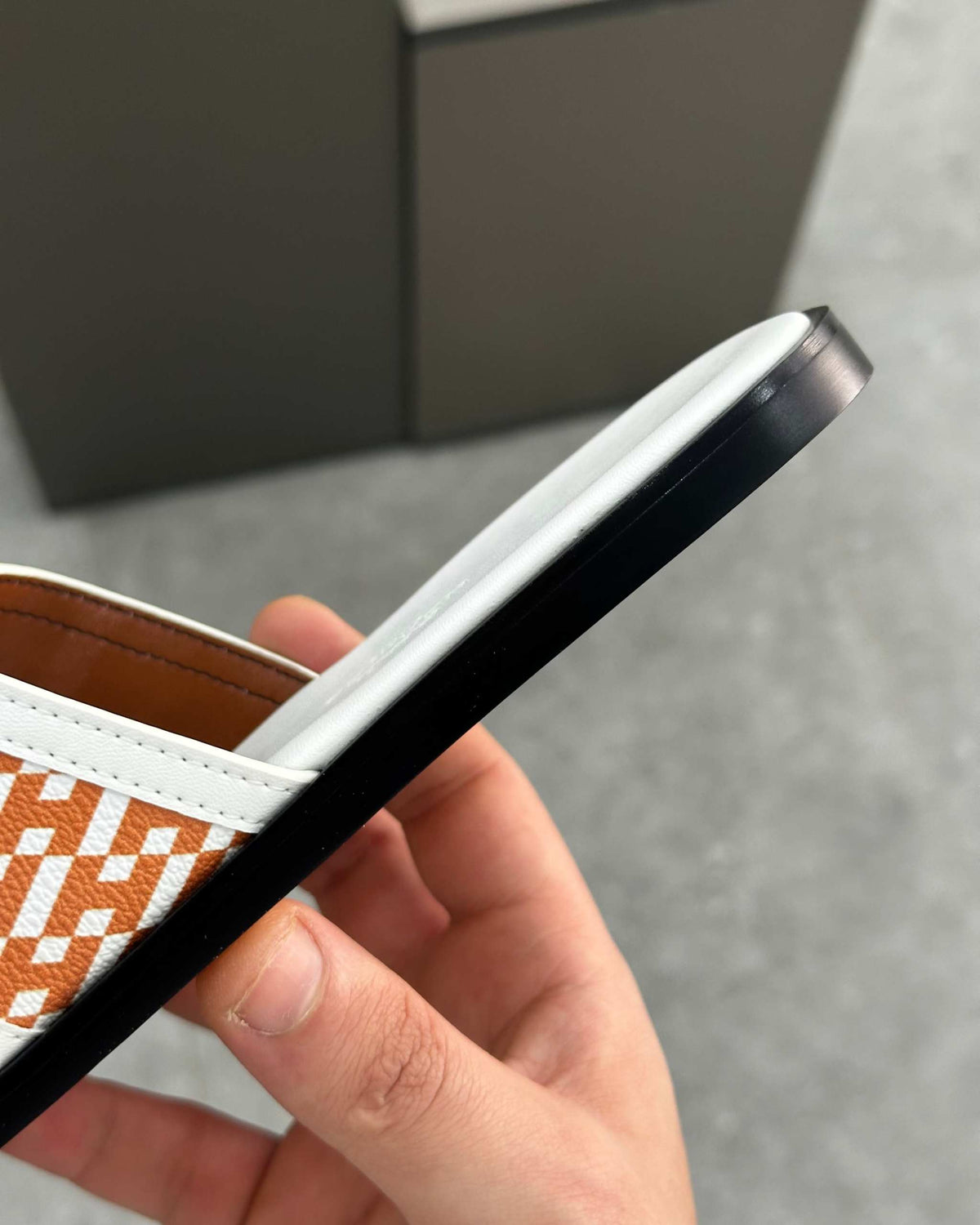 Hermês Sandal Izmir Orange / White - MAGIC CITY