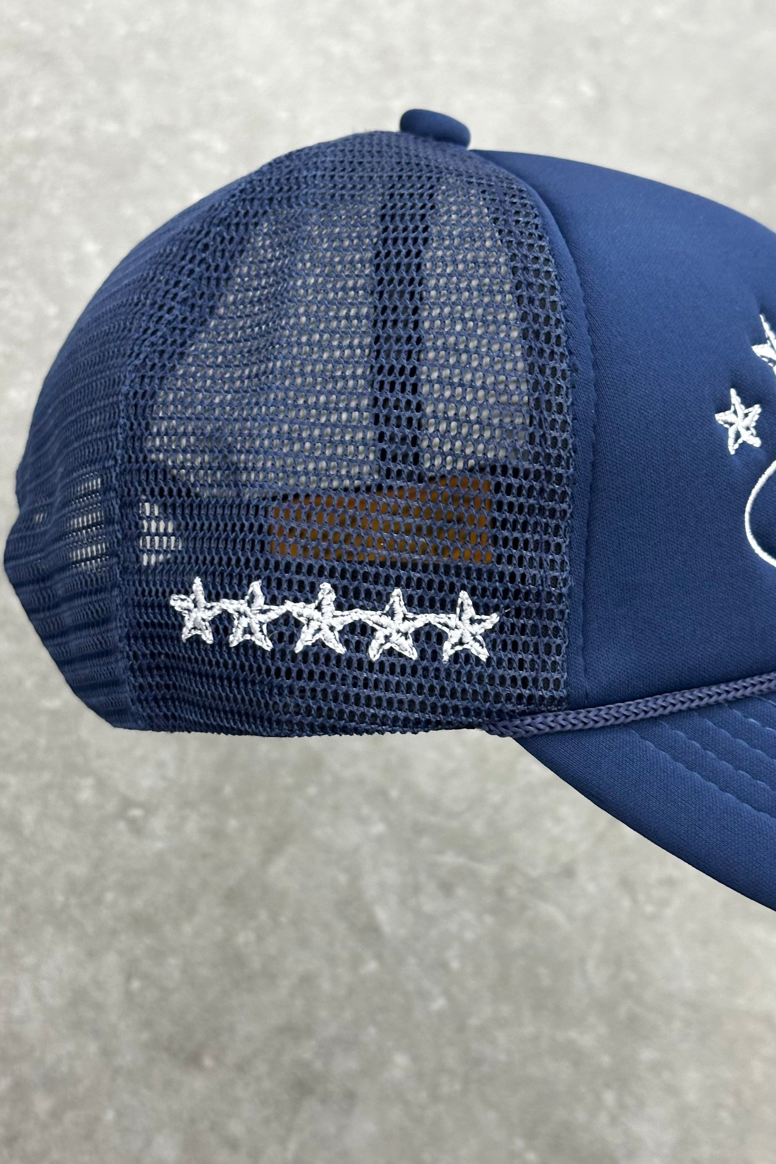 CORTEIZ 5 STARZ Alcatraz Trucker Hat – Bleu - MAGIC CITY