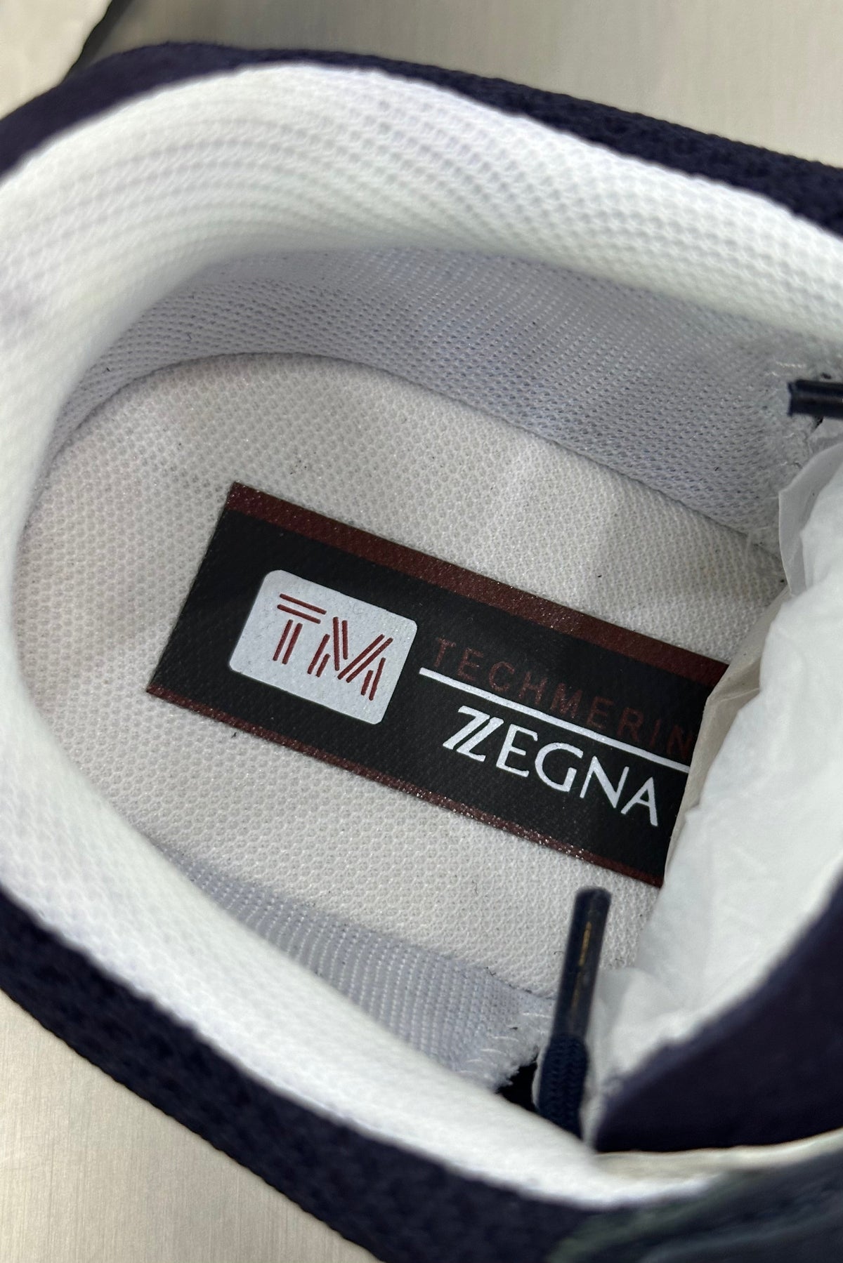 Zegna Techmerino Wool Sneakers - Bleu - MAGIC CITY
