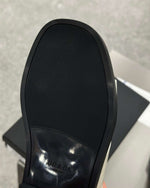 PRĄDA Marble White Crocodile Leather Crisscross Sandals - MAGIC CITY