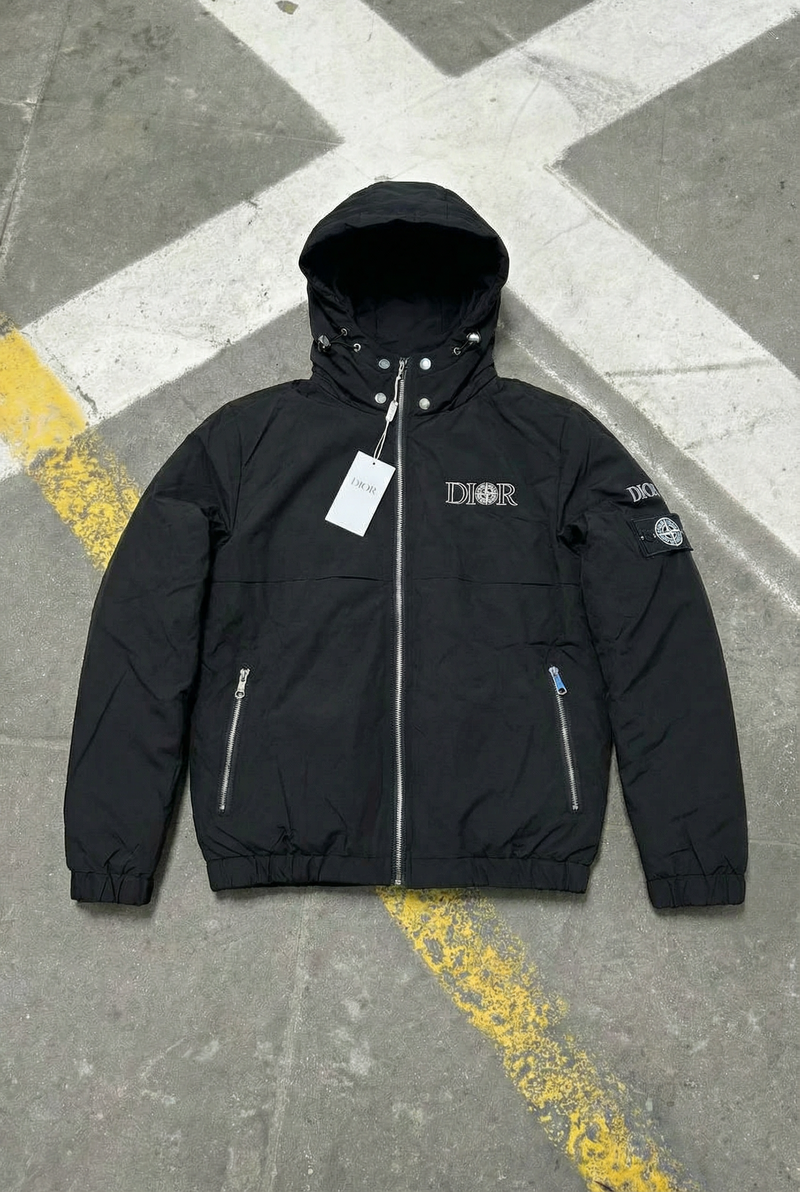 Dior x Stone Island Bomber Jacket - Black
