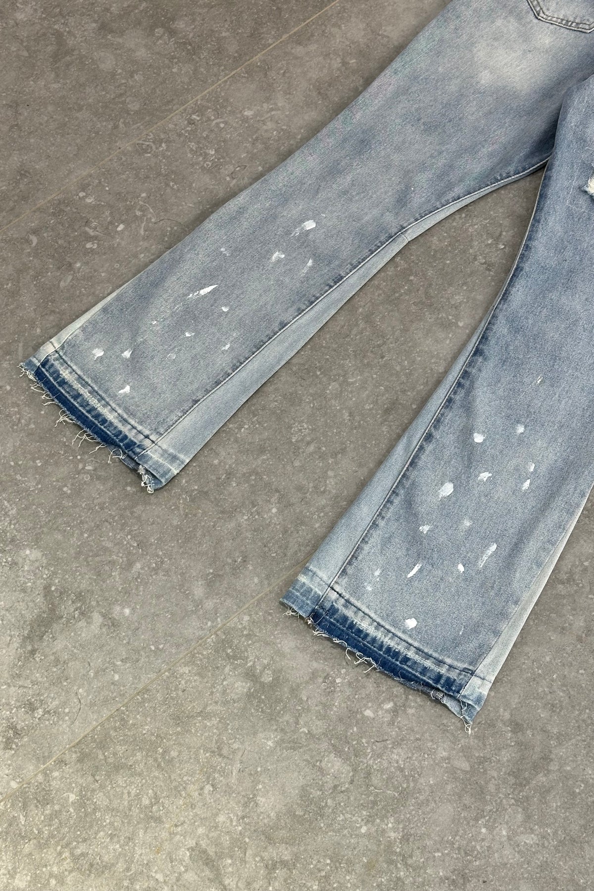 GALLERY DEPT Flared Jeans Paint Splatter – Vintage Blue