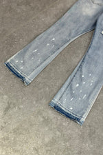 GALLERY DEPT Flared Jeans Paint Splatter – Vintage Blue