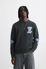 LV Chunky Wool Blend Pullover