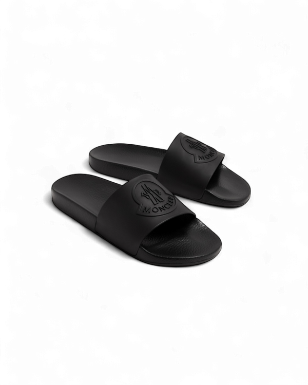Moncler Basile Slides All Black