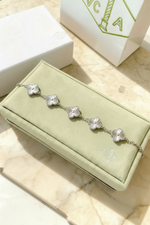 Van Cleef & Arpels White Gold 5 Motif Vintage Alhambra - Stainless Steel