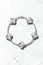 Van Cleef & Arpels White Gold 5 Motif Vintage Alhambra - Stainless Steel