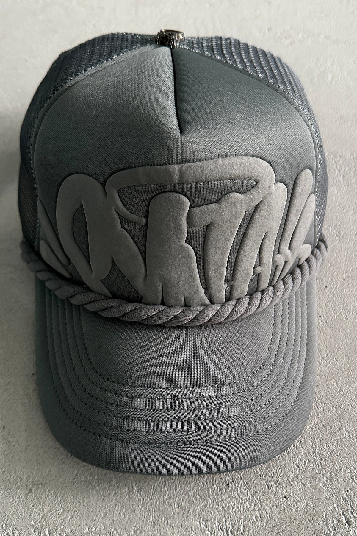 Syna World Rope Trucker Hat – Grey - MAGIC CITY