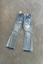 GALLERY DEPT Flared Jeans Paint Splatter – Vintage Blue