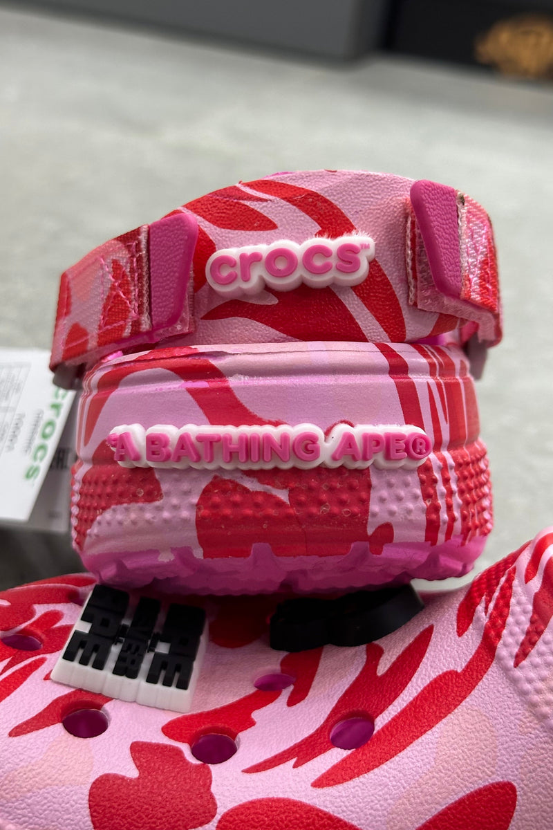 Crocs X A Bathing Ape ABC
Camo - Pink - MAGIC CITY