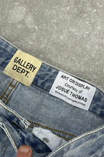 GALLERY DEPT Flared Jeans Paint Splatter - Blue