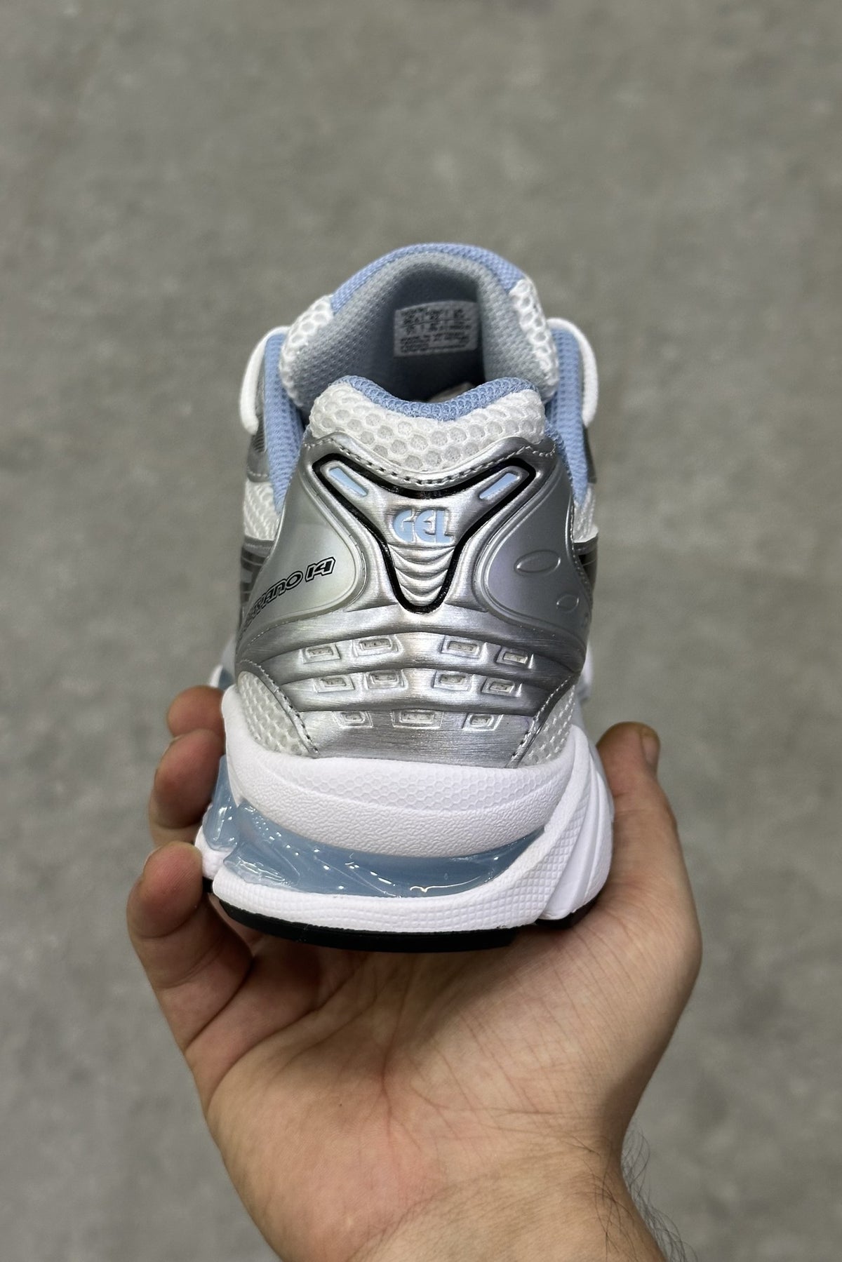 JJJJound x ASICS Gel-Kayano 14 White/Blue - on hand
