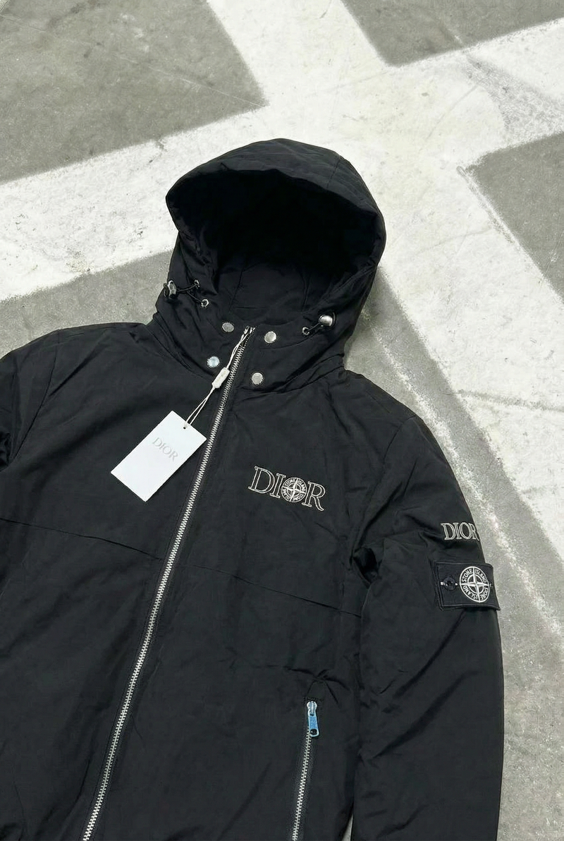 Dior x Stone Island Bomber Jacket - Black