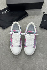 NUMERIS Low-Top Sneakers – Pink Teal Tie-Dye