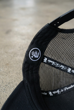 HELLSTAR Rhinestone Logo Cap | White Black