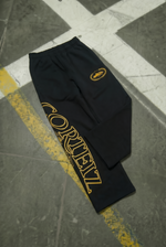 Corteiz Superior Royale Open Hem Pant - "Black/Yellow"