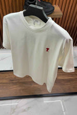 Ami De Coeur Organic Cotton white Tee - MAGIC CITY