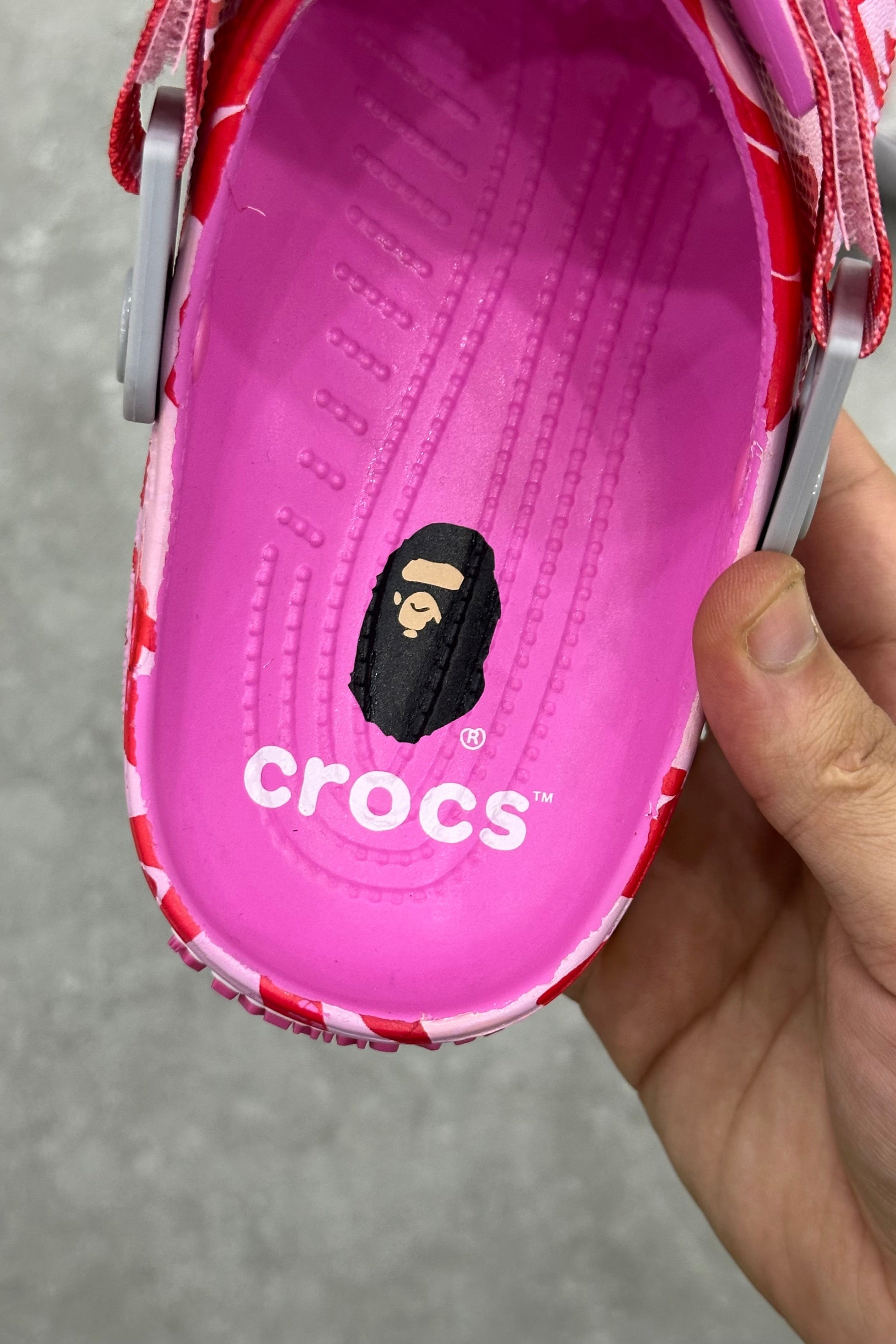 Crocs X A Bathing Ape ABC
Camo - Pink - MAGIC CITY