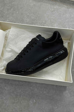 Alexander McQueen Oversized Sneaker 'Clear Sole - Black