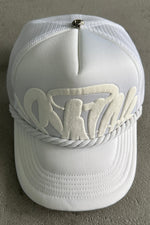 Syna World Rope Trucker Hat – White - MAGIC CITY
