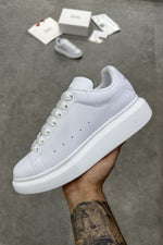 Alexander McQueen Oversized Sneaker Triple White - on hand