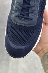 Zegna Techmerino Wool Sneakers - Bleu - MAGIC CITY